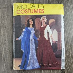 NEW McCall's 3653 Misses' Camelot Costumes Pattern (Size AA)